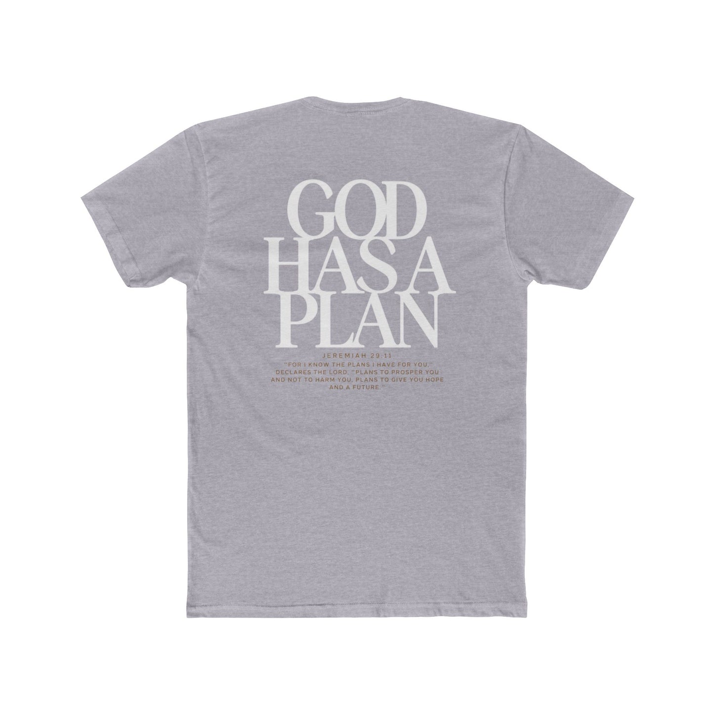 God Has a Plan Tee — Inspirational Faith Graphic Shirt