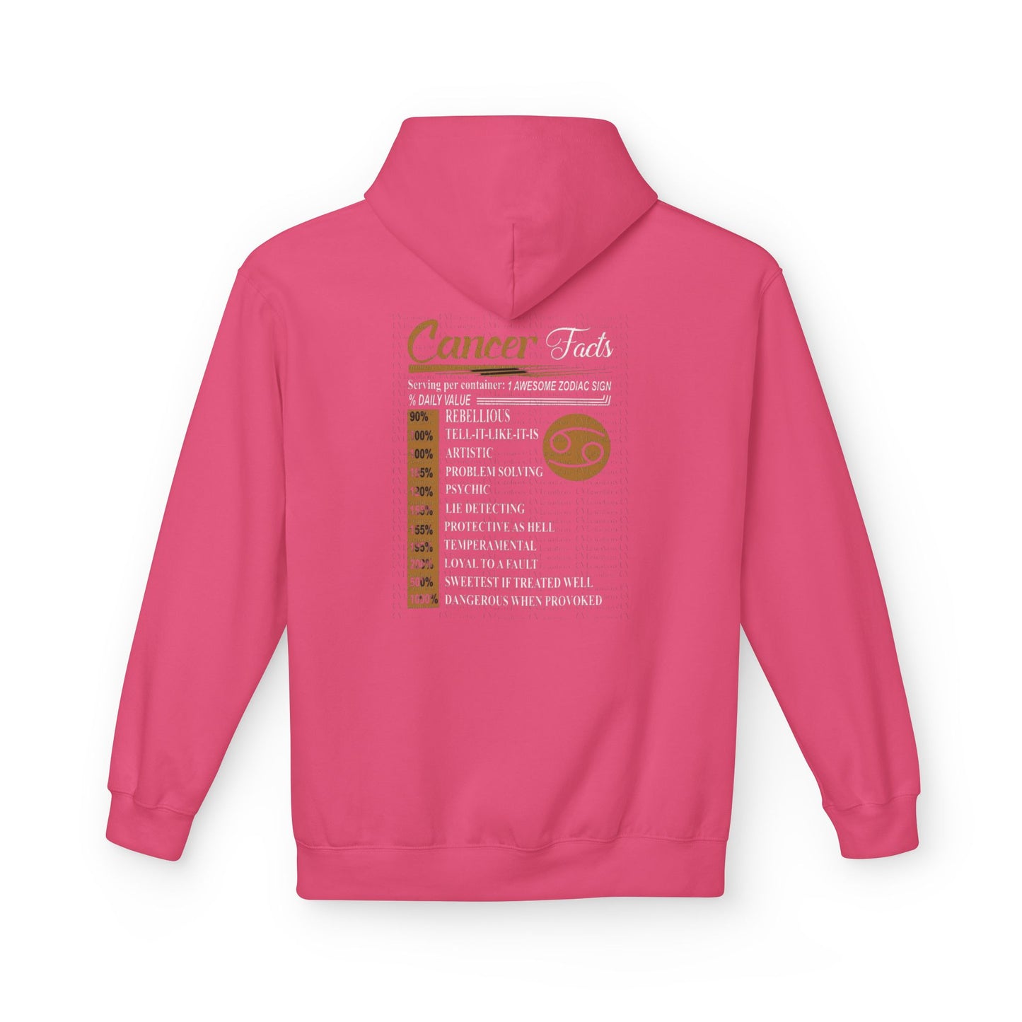 Hoodie - Cancer Astrological Logo Streetwear Pullover