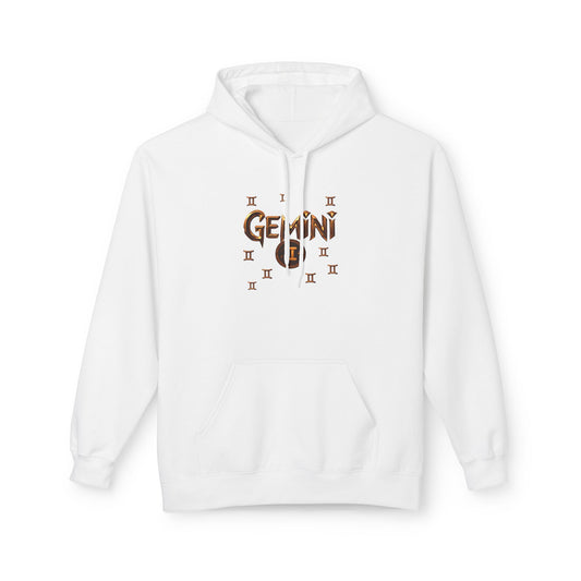Gemini Zodiac Hoodie — Minimal Astrological Sign Sweatshirt