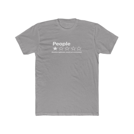 People 2-Star Rating T-Shirt — Funny Sarcastic Review Tee