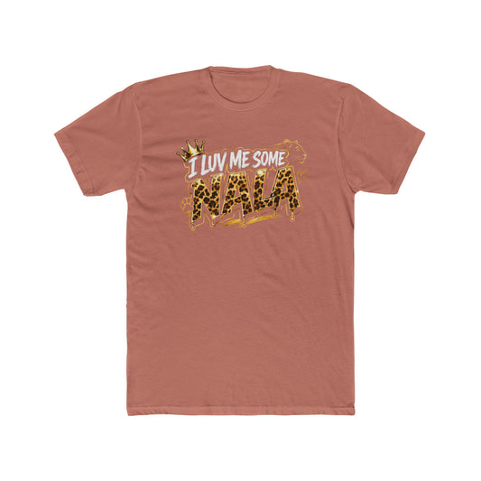 NALA Leopard Print Crown Tee — Personalized Name Graphic T-Shirt