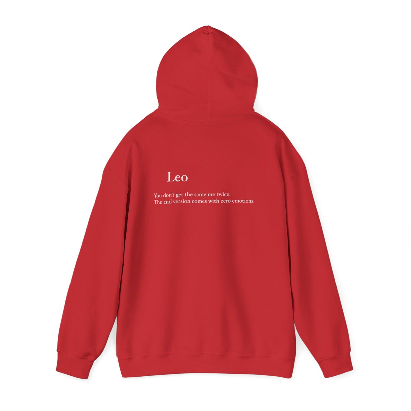 Leo Zodiac Hoodie — Colorful Leo Constellation Design, Back Text Definition
