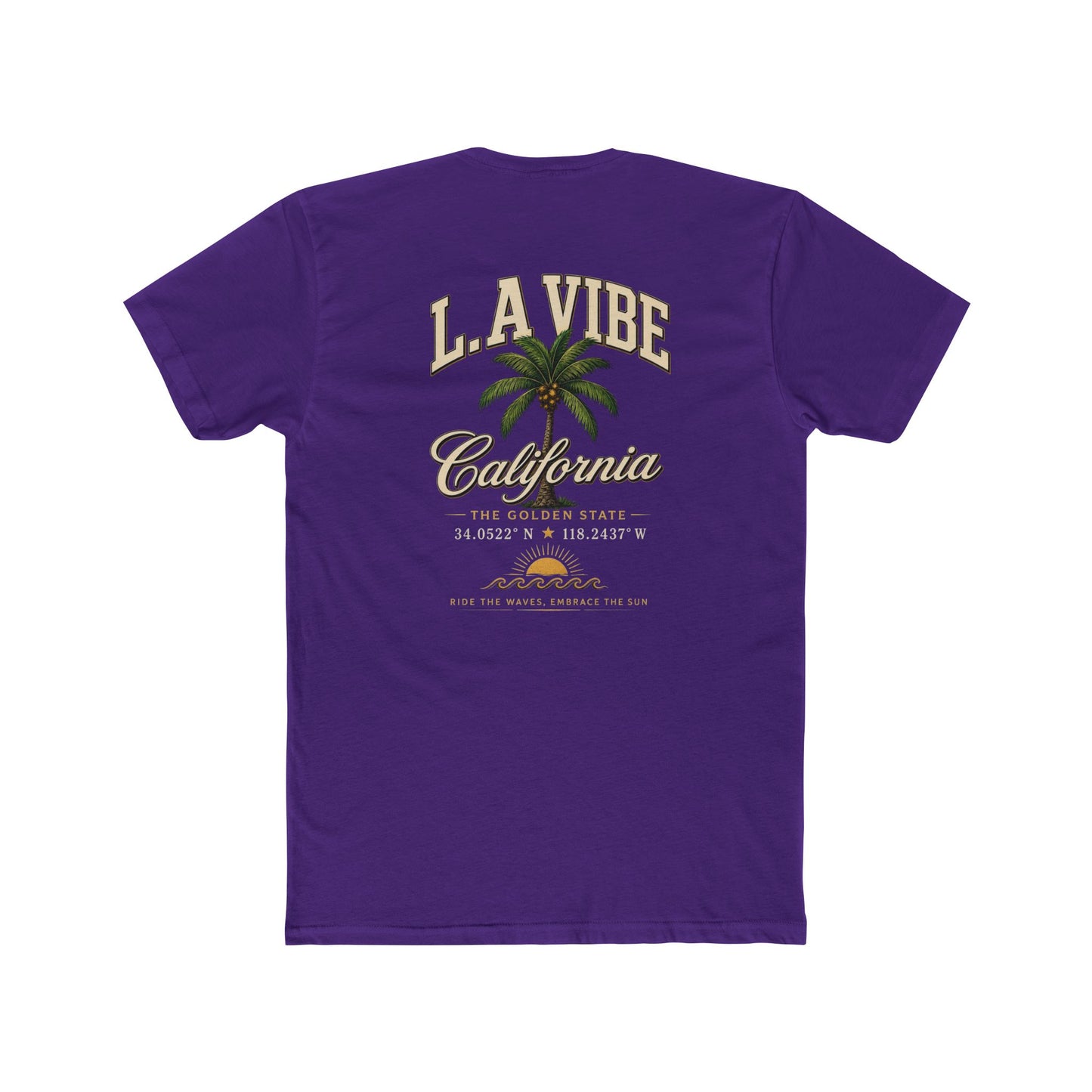 L.A. Vibe California Palm Tee — Vintage Sunset Palm T-Shirt