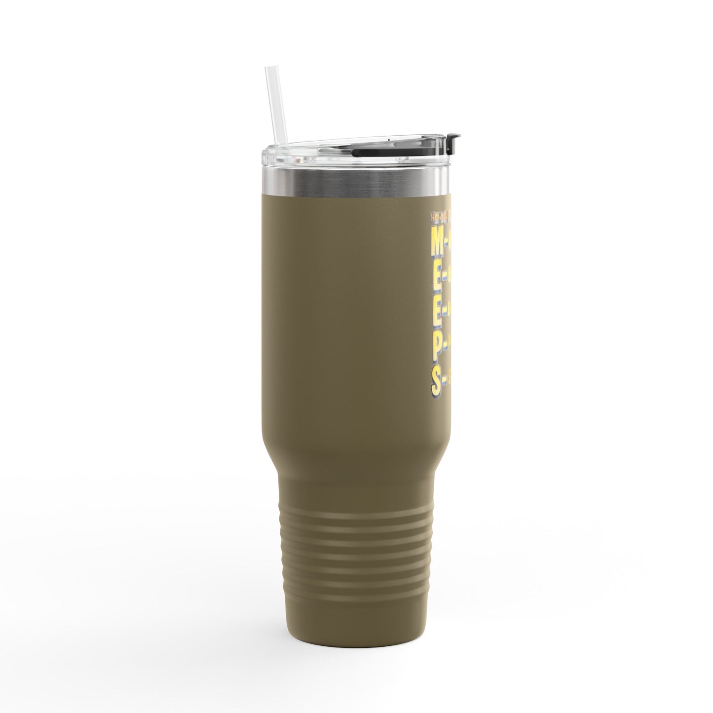 M.E.E.P.S. Insulated 40oz Travel Mug — Mental, Emotional, Energy, Physical, Spiritual Support