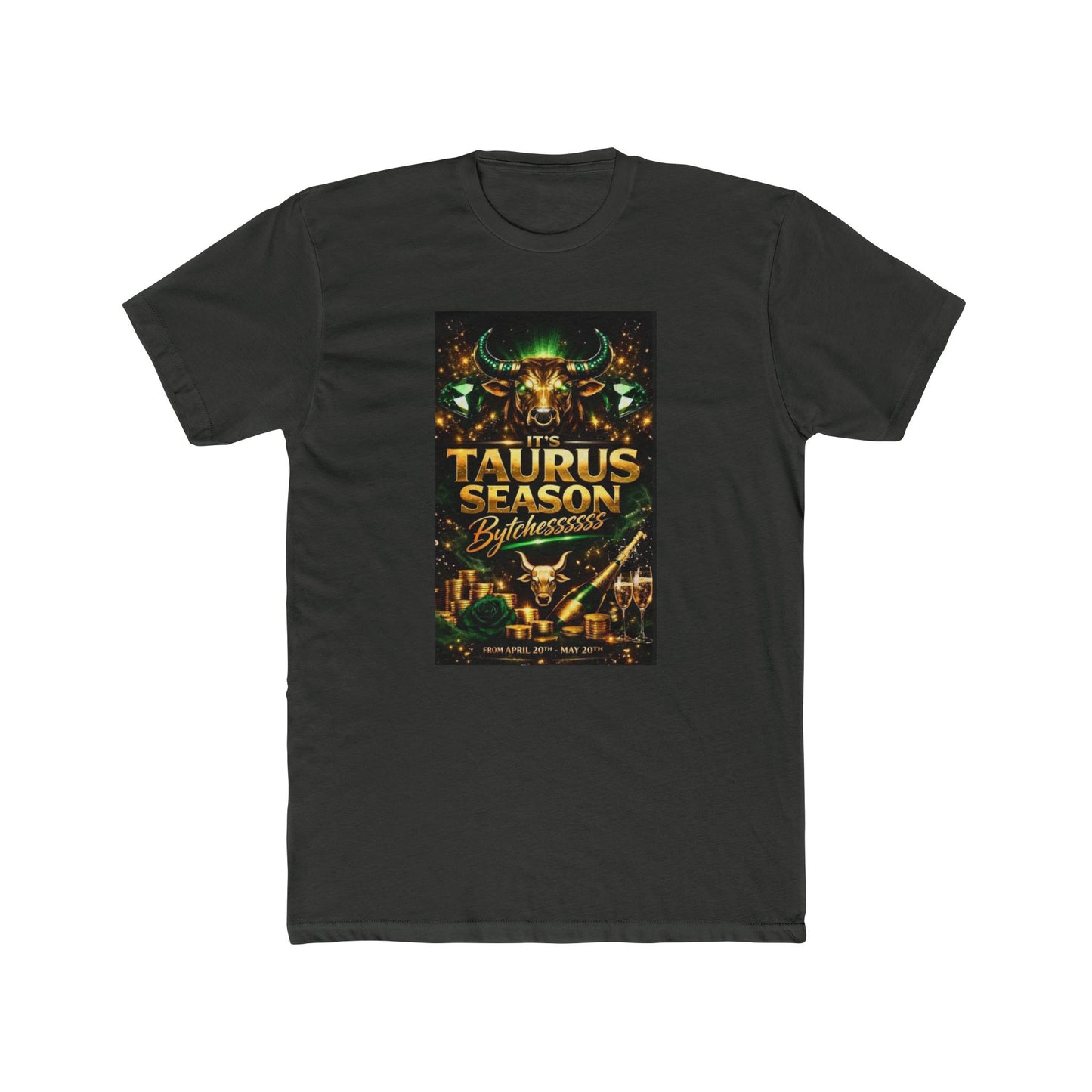 Taurus Season T‑Shirt – Bold Zodiac Bull Graphic Tee (Astrology Birthday Gift)