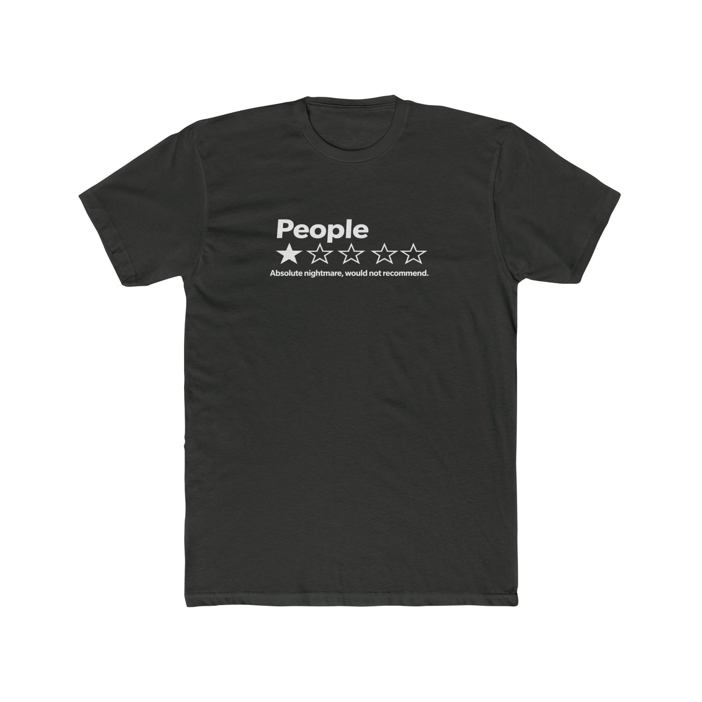People 2-Star Rating T-Shirt — Funny Sarcastic Review Tee