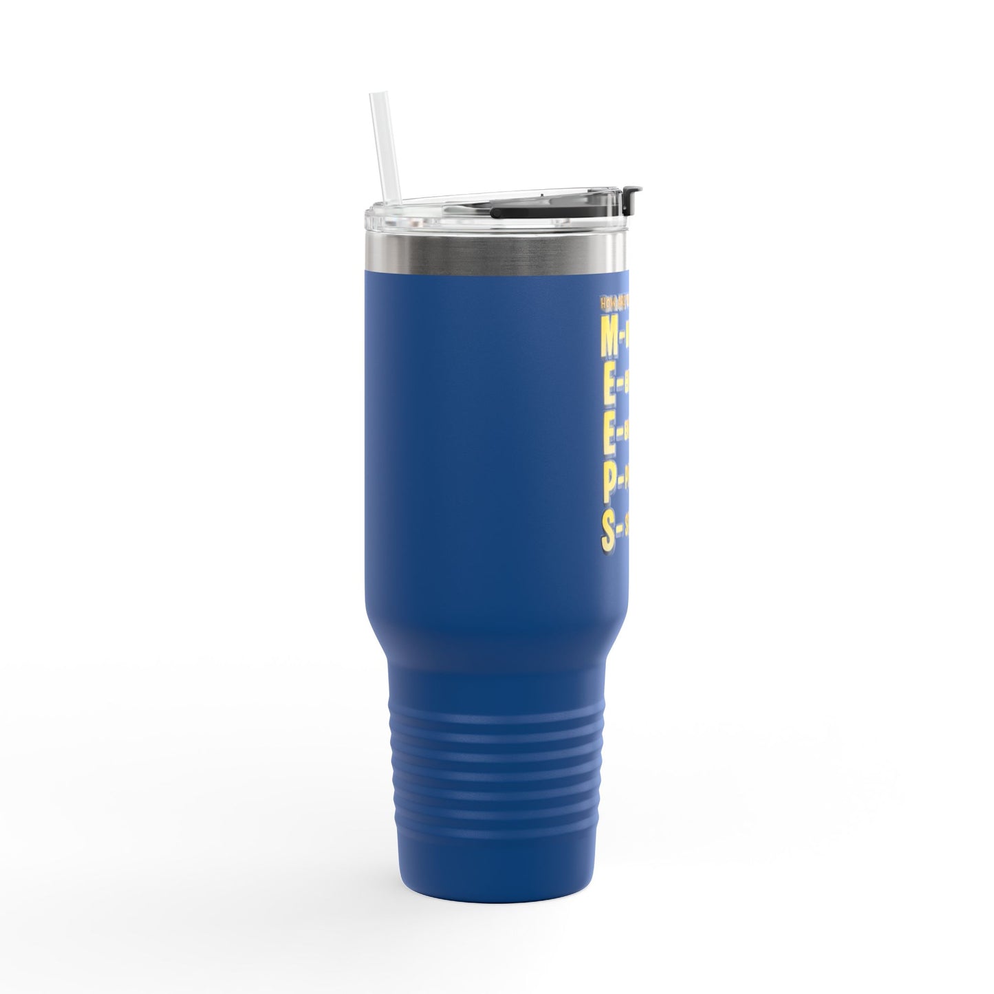 M.E.E.P.S. Insulated 40oz Travel Mug — Mental, Emotional, Energy, Physical, Spiritual Support