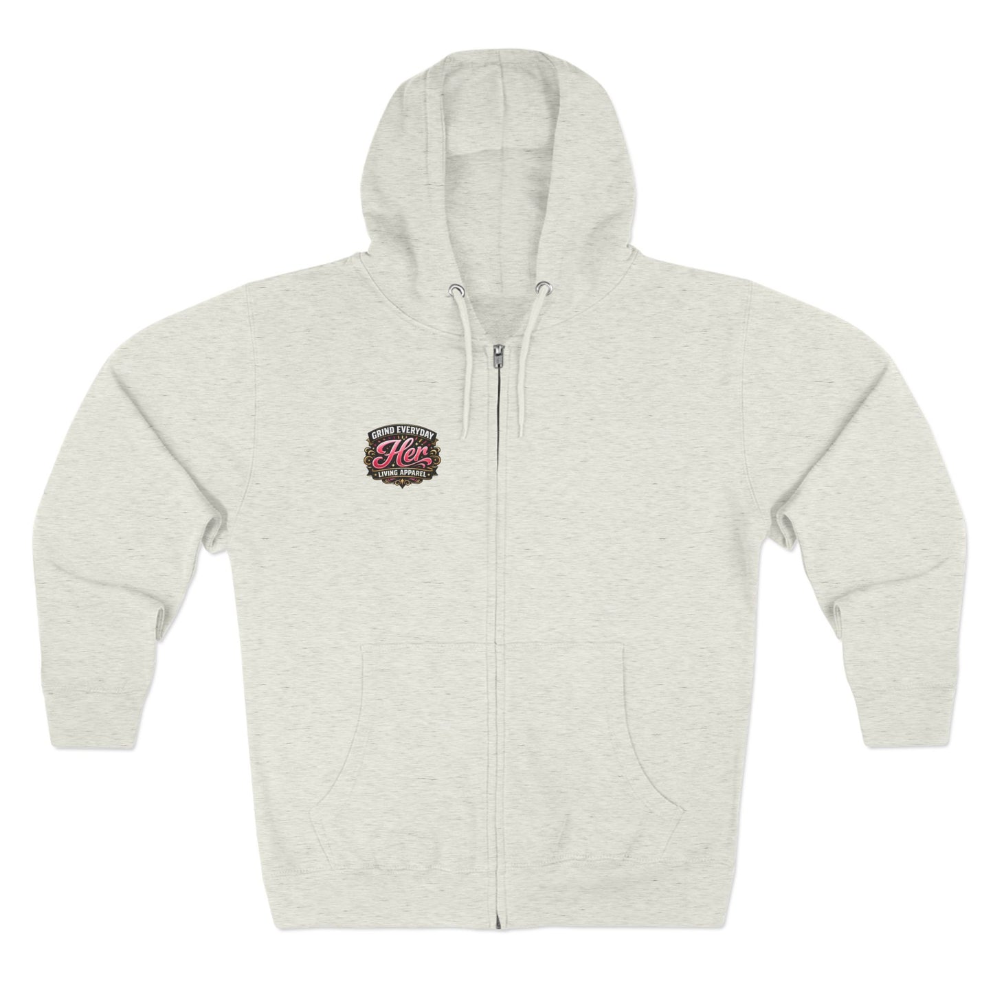 F*ck Cancer Zip Hoodie — Bold Breast Cancer Awareness Support Hoodie