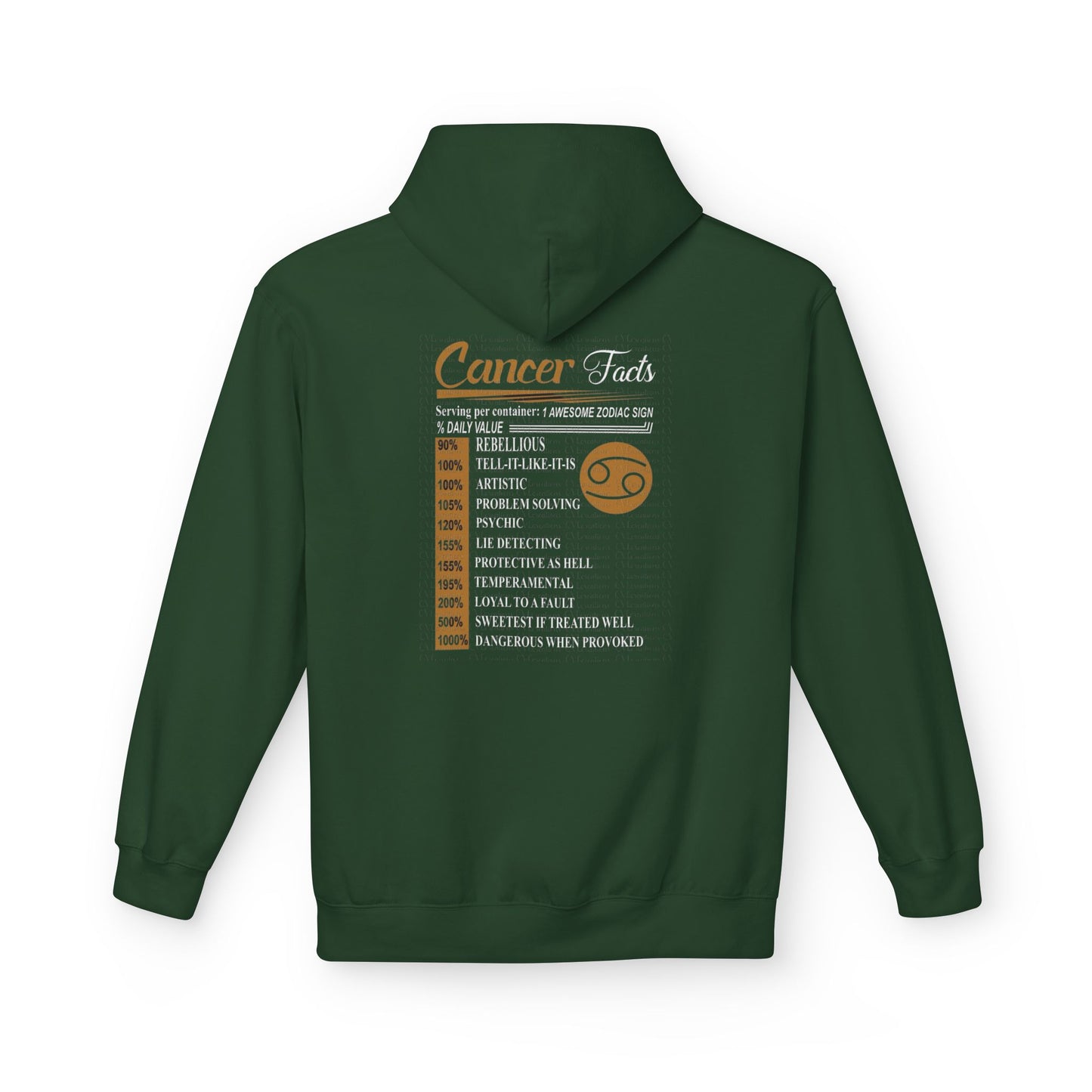 Hoodie - Cancer Astrological Logo Streetwear Pullover