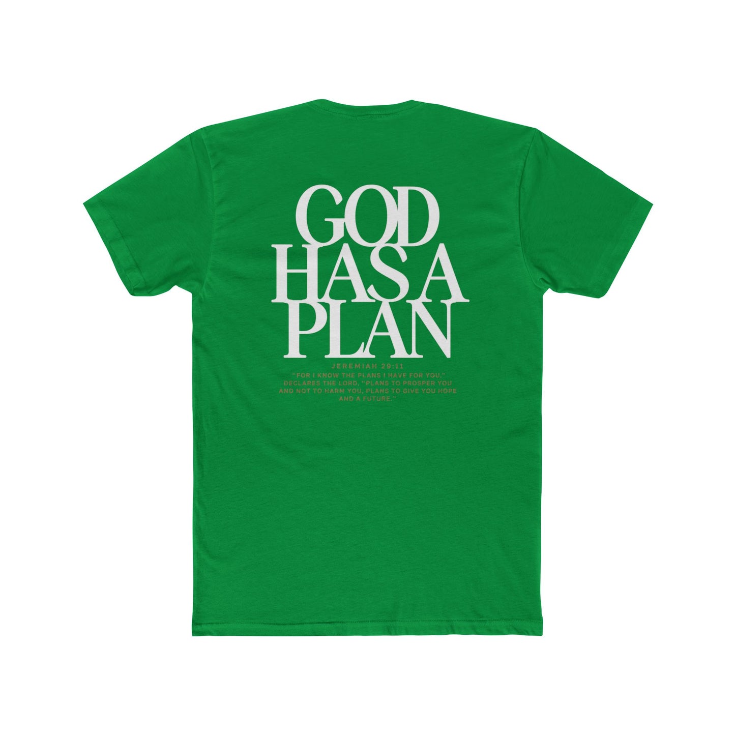 God Has a Plan Tee — Inspirational Faith Graphic Shirt