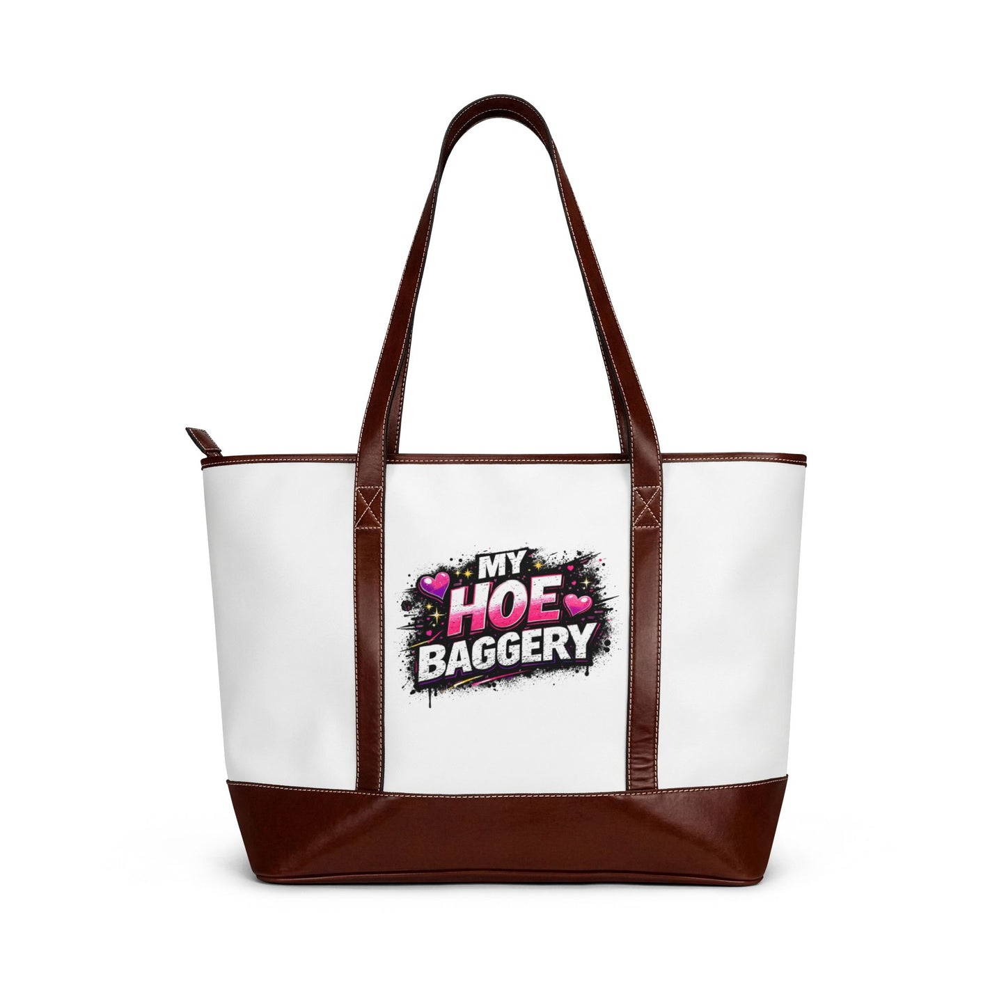 My Hoe Baggery Tote Bag - Funny Feminine Statement Handbag for Everyday Use