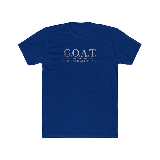 G.O.A.T. Tee — "God Over All Things" Christian Graphic T-Shirt