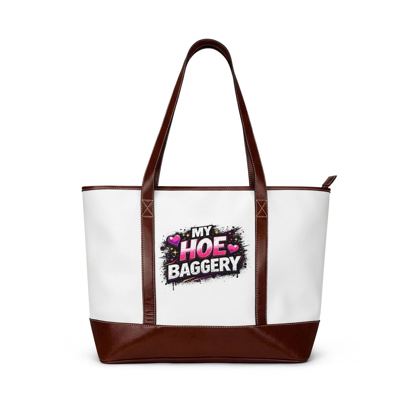 My Hoe Baggery Tote Bag - Funny Feminine Statement Handbag for Everyday Use