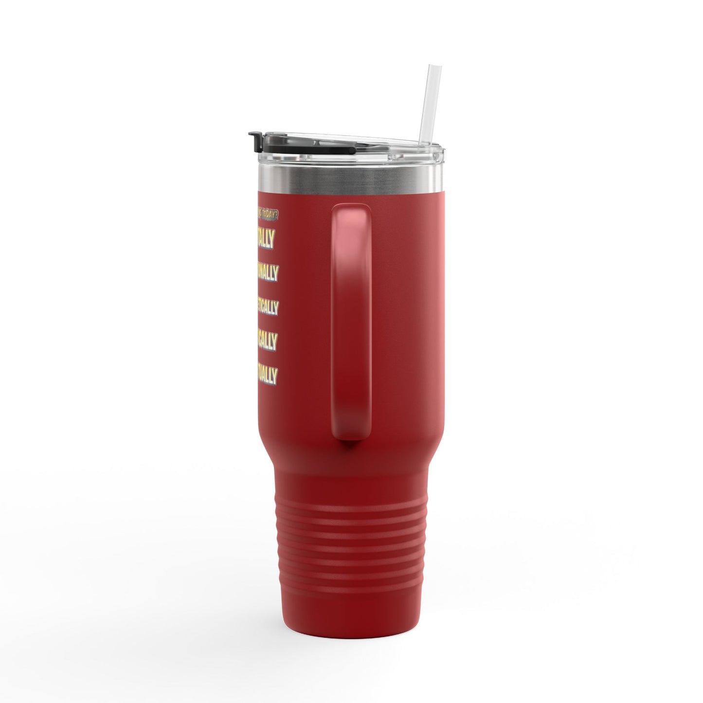 M.E.E.P.S. Insulated 40oz Travel Mug — Mental, Emotional, Energy, Physical, Spiritual Support