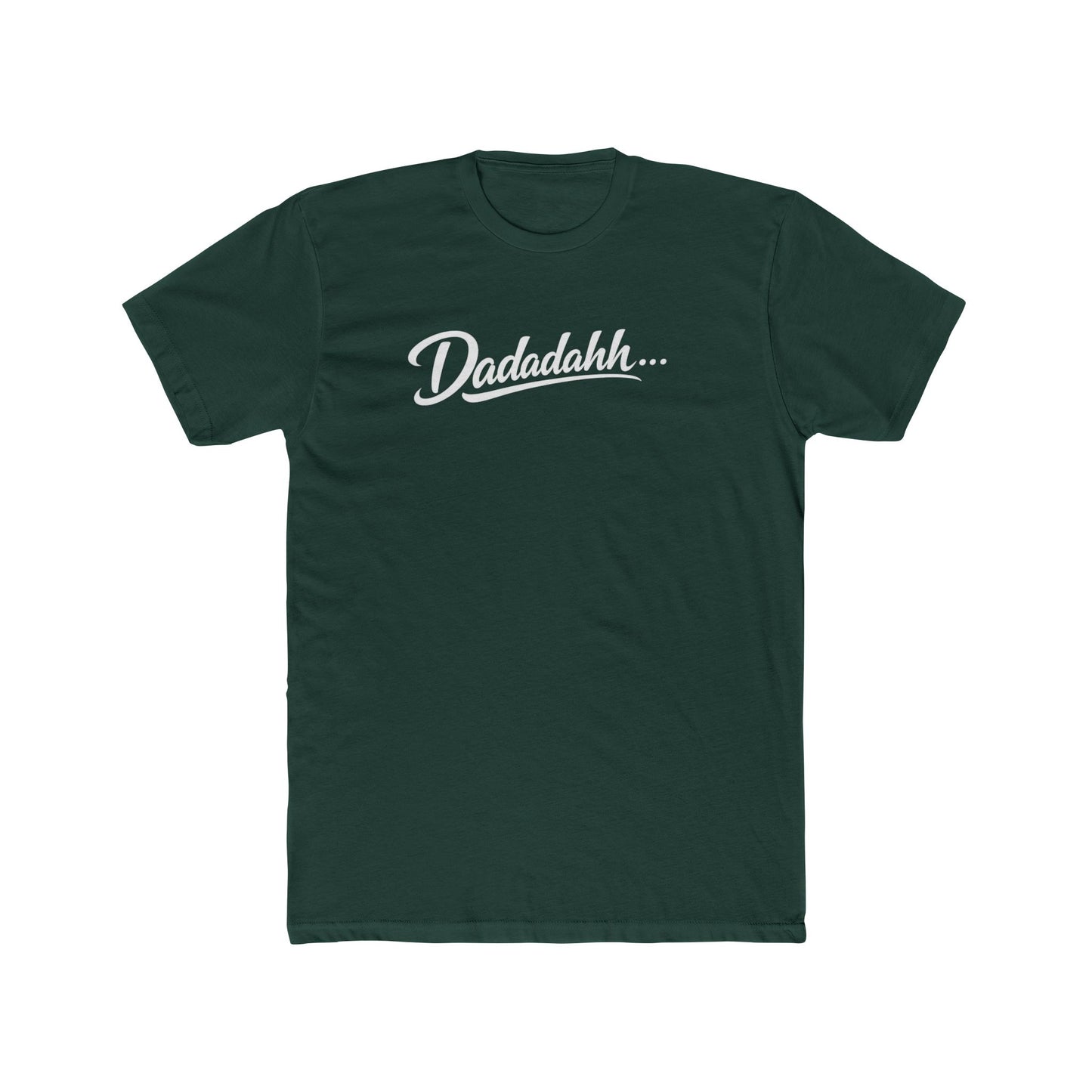 Dadadahh Retro Script Tee — Funny