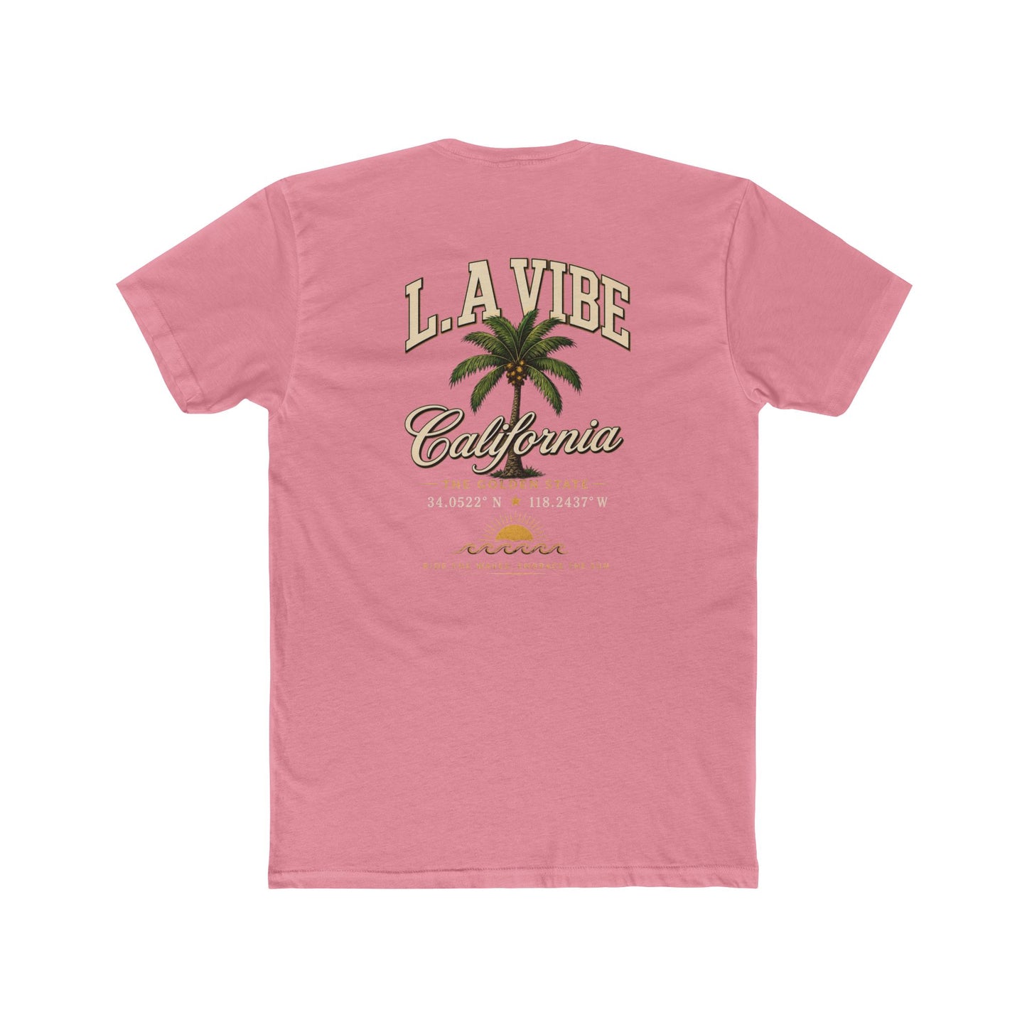 L.A. Vibe California Palm Tee — Vintage Sunset Palm T-Shirt