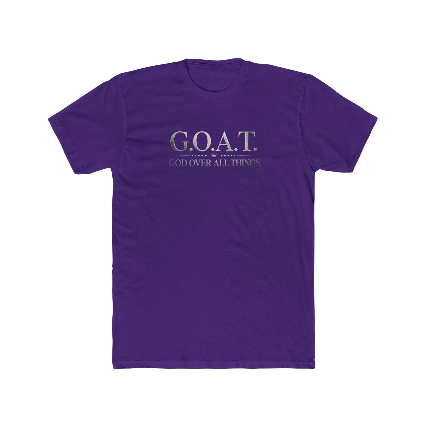 G.O.A.T. Tee — "God Over All Things" Christian Graphic T-Shirt