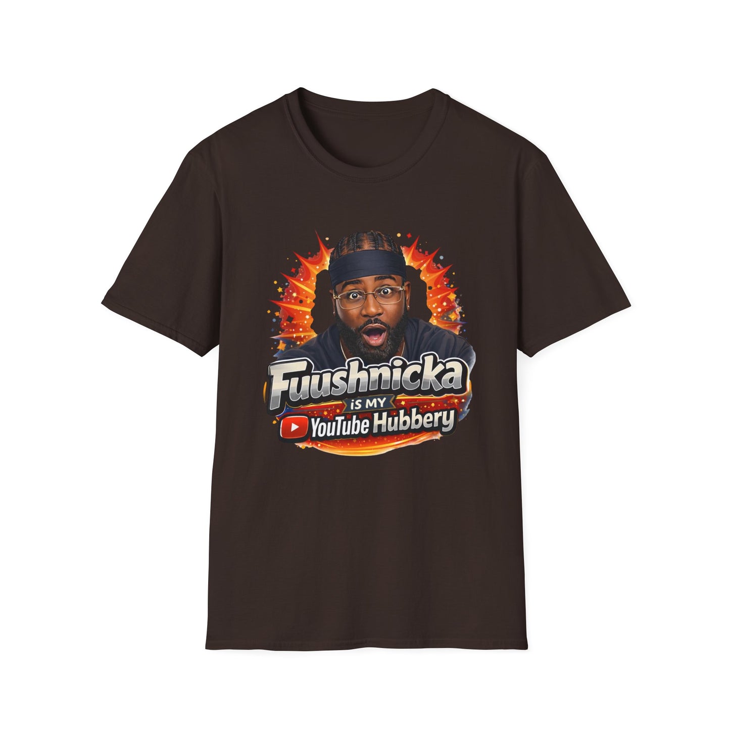 YouTube Hubbery T‑Shirt — “Fuushnicka Is My YouTube Hubbery” Fan Tee