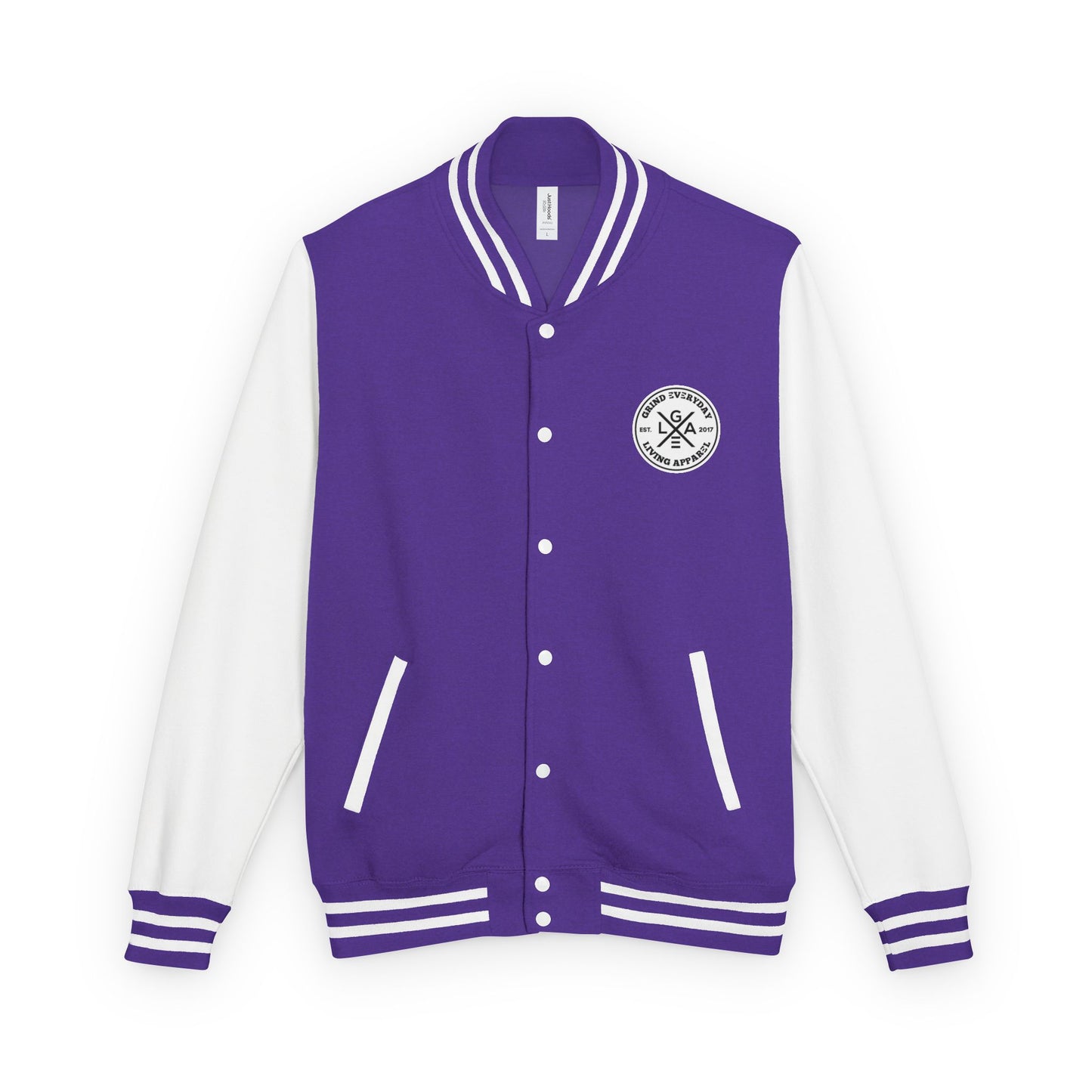 Letterman Jacket — "I Just Need Enough Money" Graphic Varsity Jacket