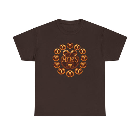 Aries Zodiac T-Shirt — Golden Ram Astrology Tee