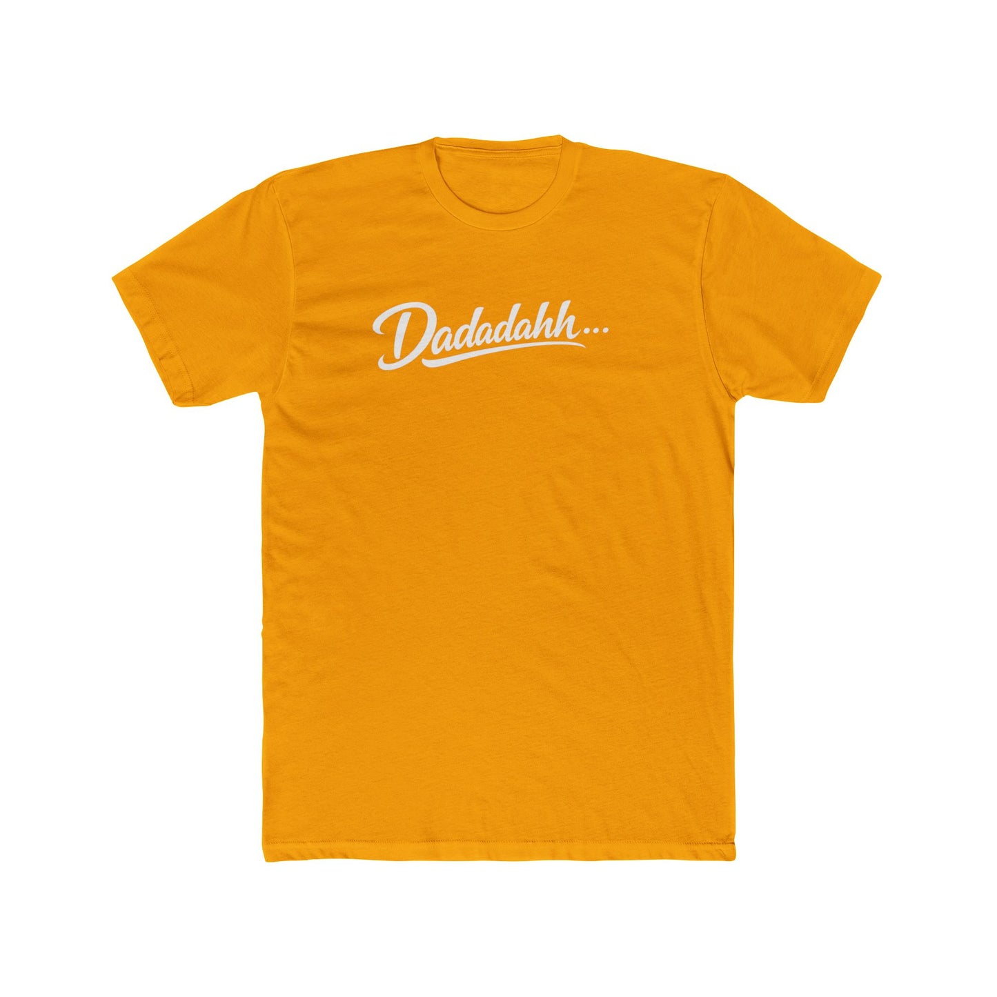 Dadadahh Retro Script Tee — Funny