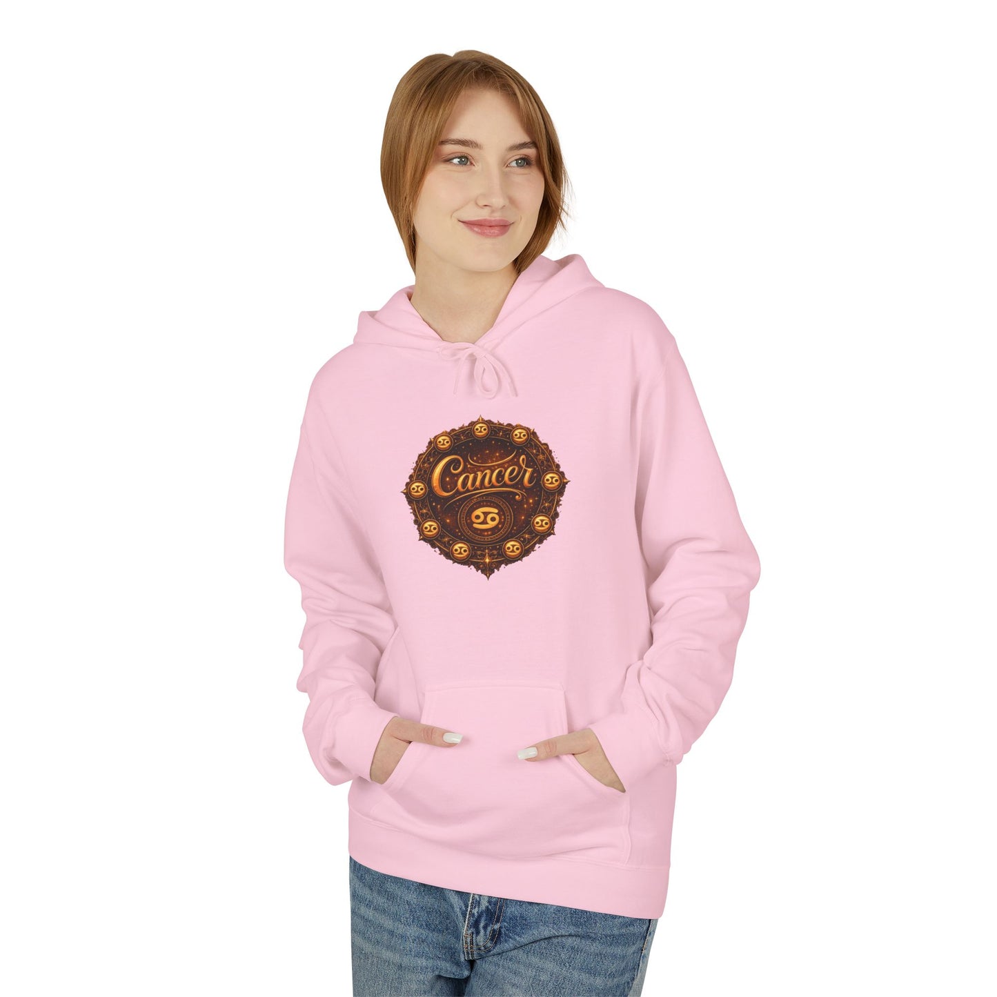 Hoodie - Cancer Astrological Logo Streetwear Pullover