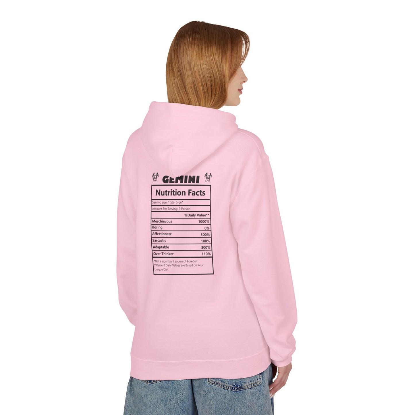 Gemini Zodiac Hoodie — Minimal Astrological Sign Sweatshirt
