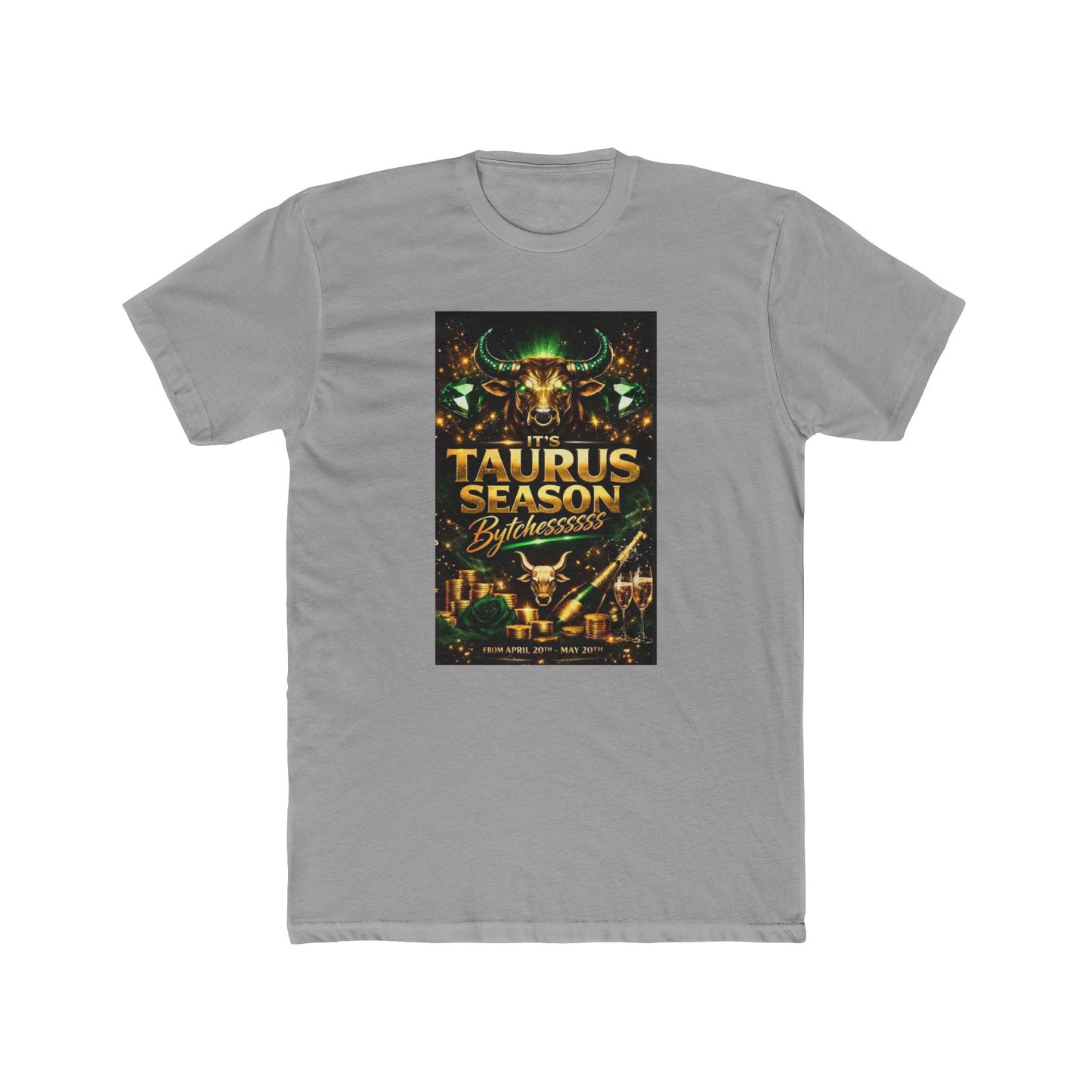 Taurus Season T‑Shirt – Bold Zodiac Bull Graphic Tee (Astrology Birthday Gift)