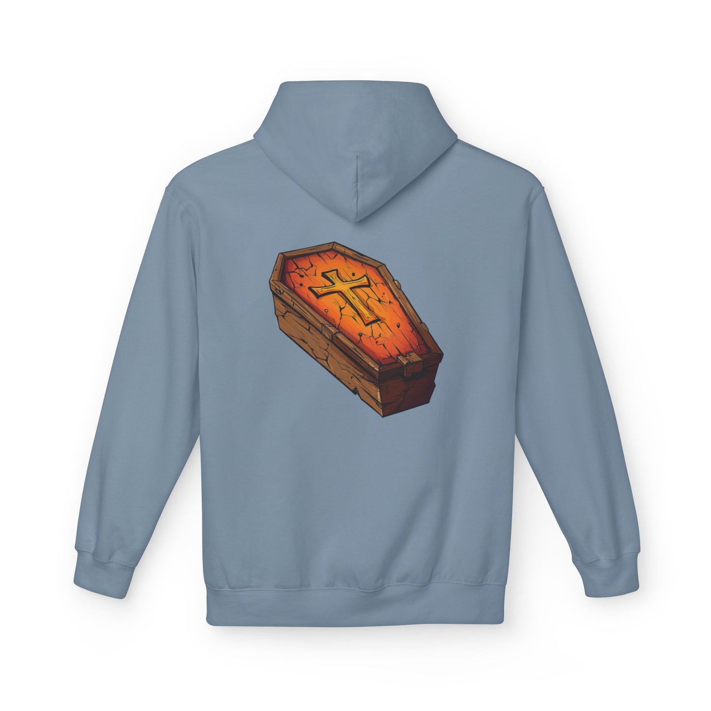Taser Logo Hoodie — Vintage Yellow Graphic Midweight Pullover