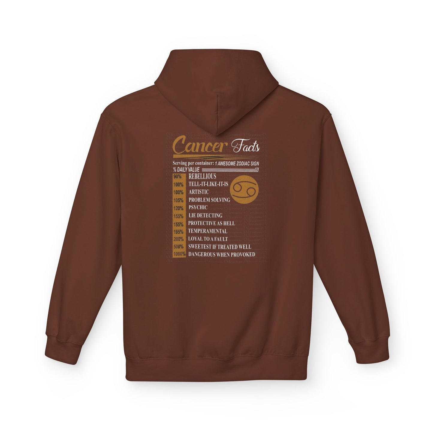 Hoodie - Cancer Astrological Logo Streetwear Pullover