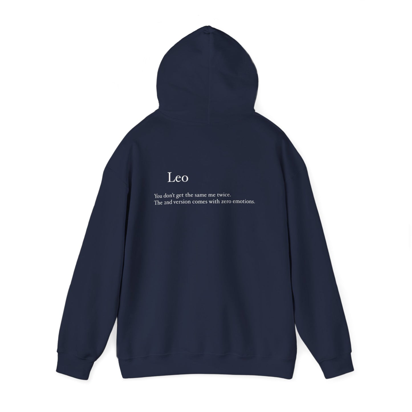 Leo Zodiac Hoodie — Colorful Leo Constellation Design, Back Text Definition