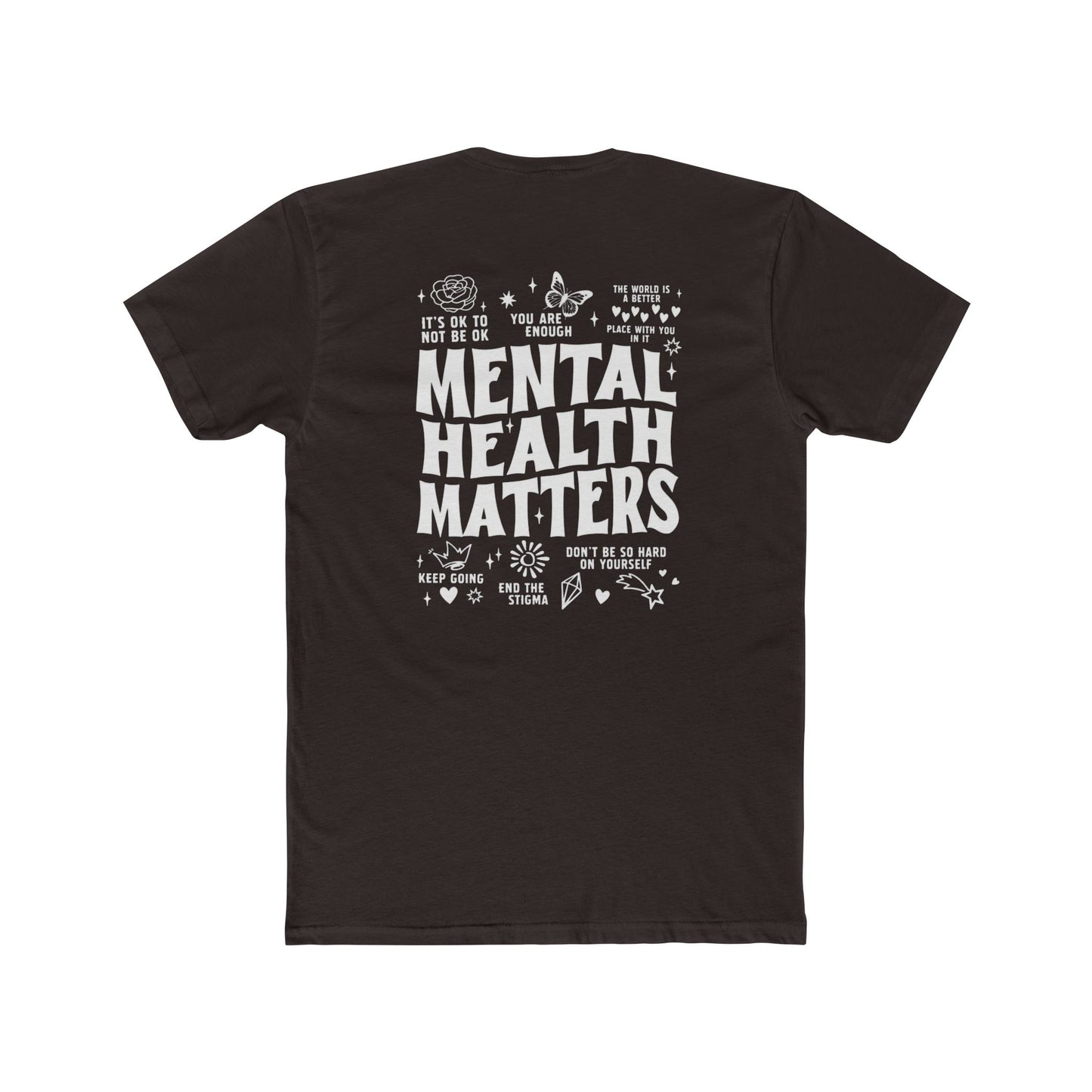 Mental Health Matters Tee — "My Meeps on 10" Graphic Cotton T-Shirt