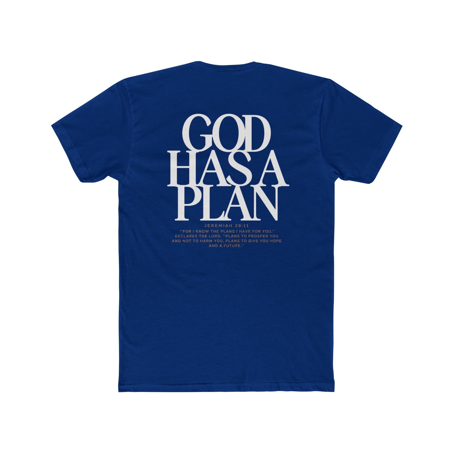 God Has a Plan Tee — Inspirational Faith Graphic Shirt
