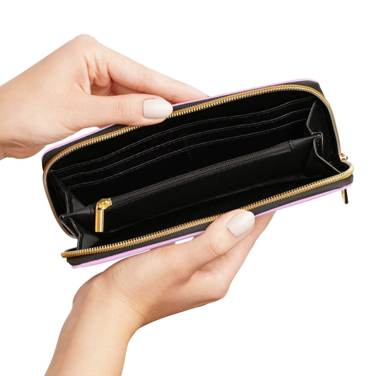 My Hoe Baggery Zipper Wallet – Funny Pink Graphic Wallet for Gardeners & Plant Lovers