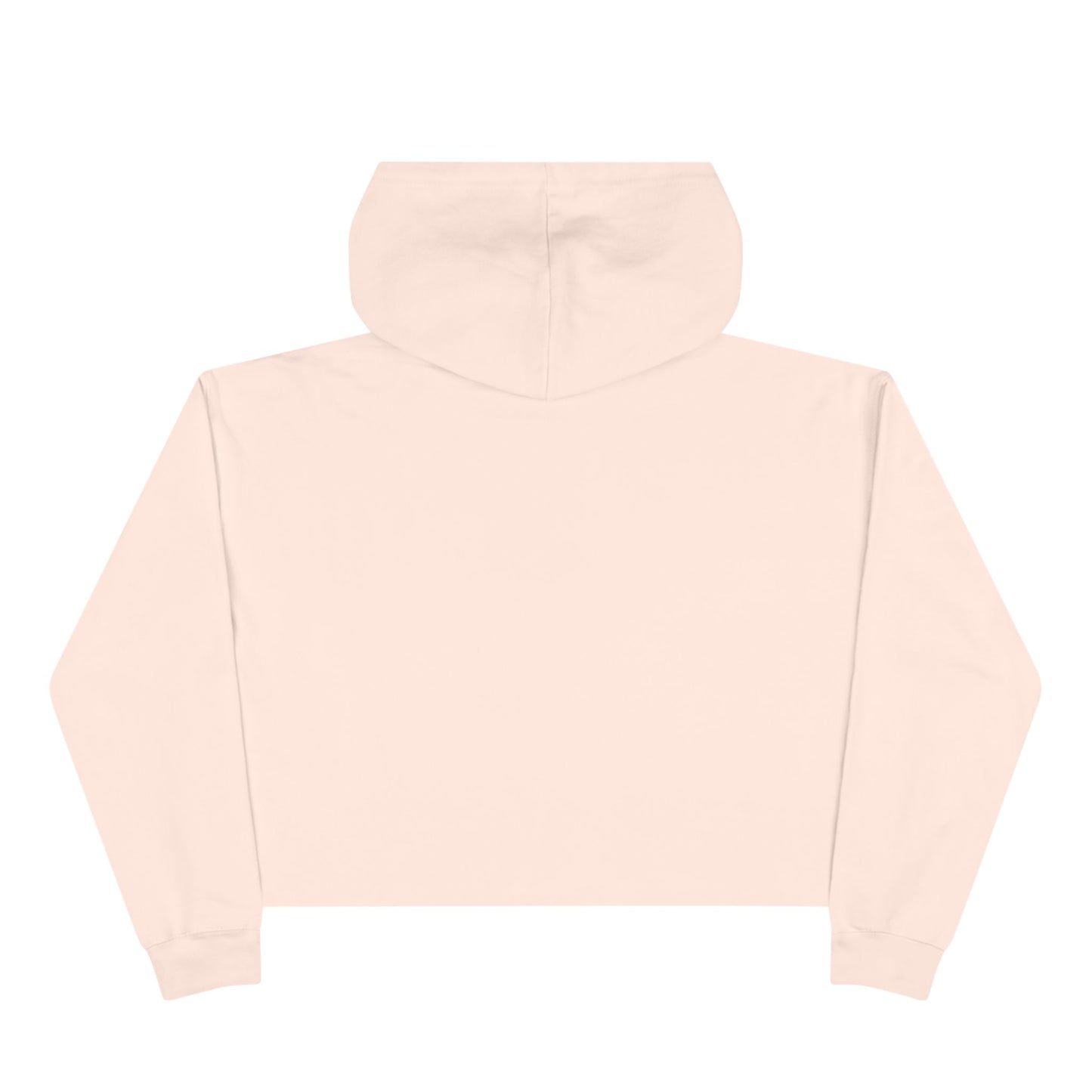 Cropped Hoodie — Minimal 'You Are Exactly Who You Think You Are' Motivational Sweatshirt