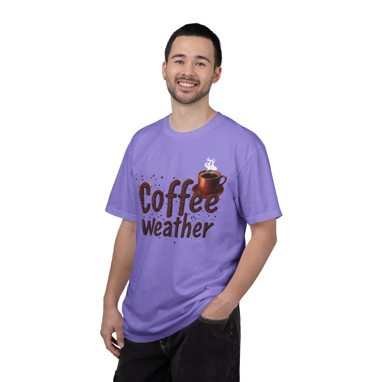 Coffee Weather T-Shirt – Cozy Coffee Lover Tee