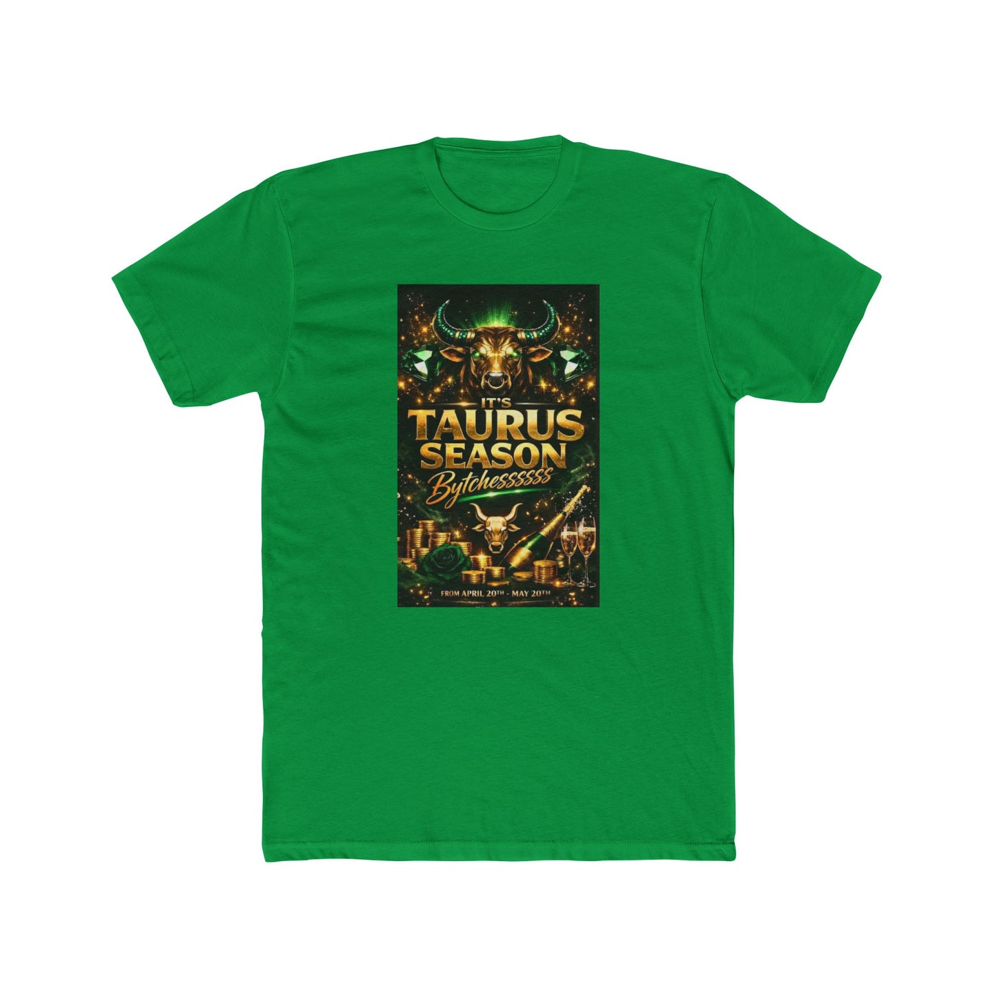 Taurus Season T‑Shirt – Bold Zodiac Bull Graphic Tee (Astrology Birthday Gift)