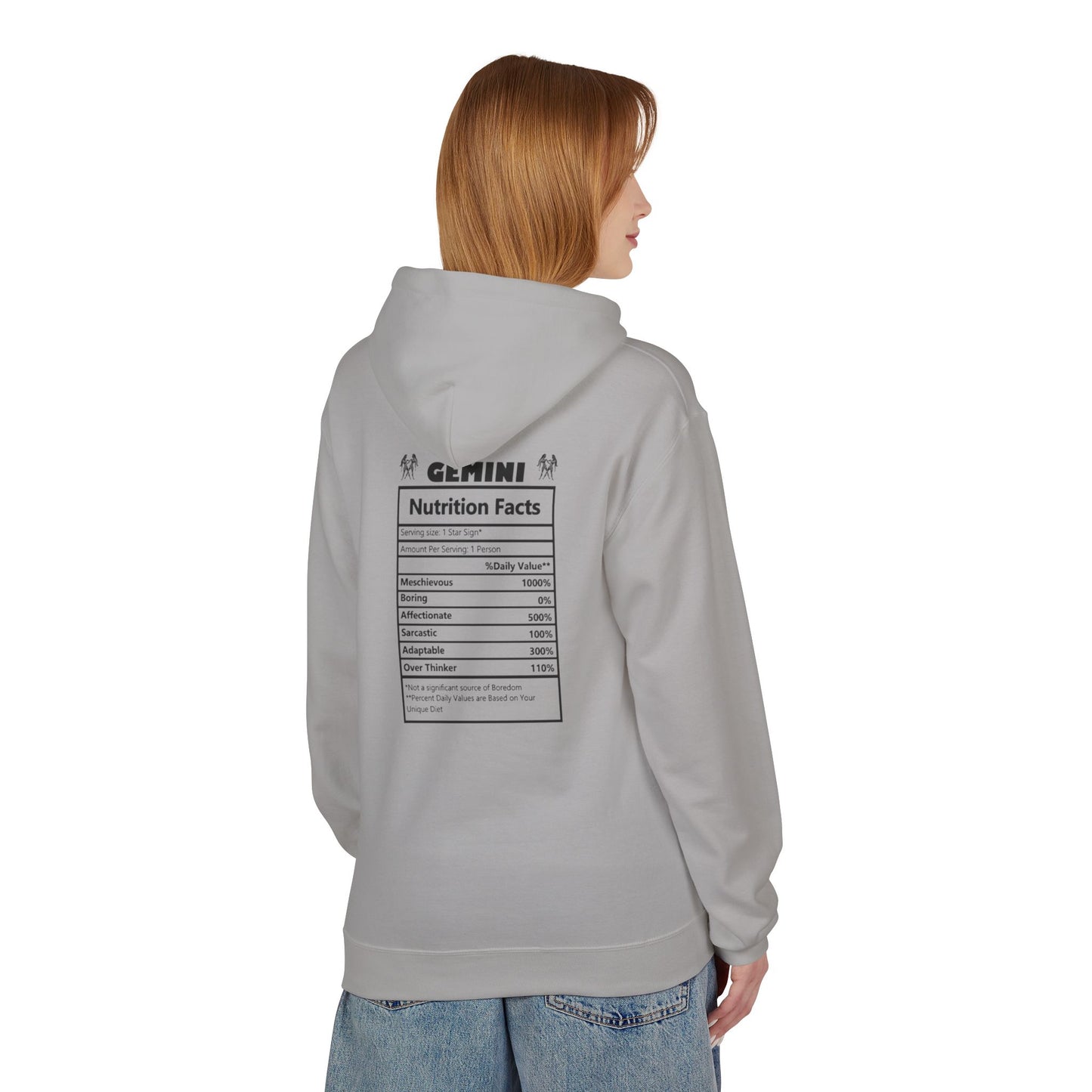 Gemini Zodiac Hoodie — Minimal Astrological Sign Sweatshirt