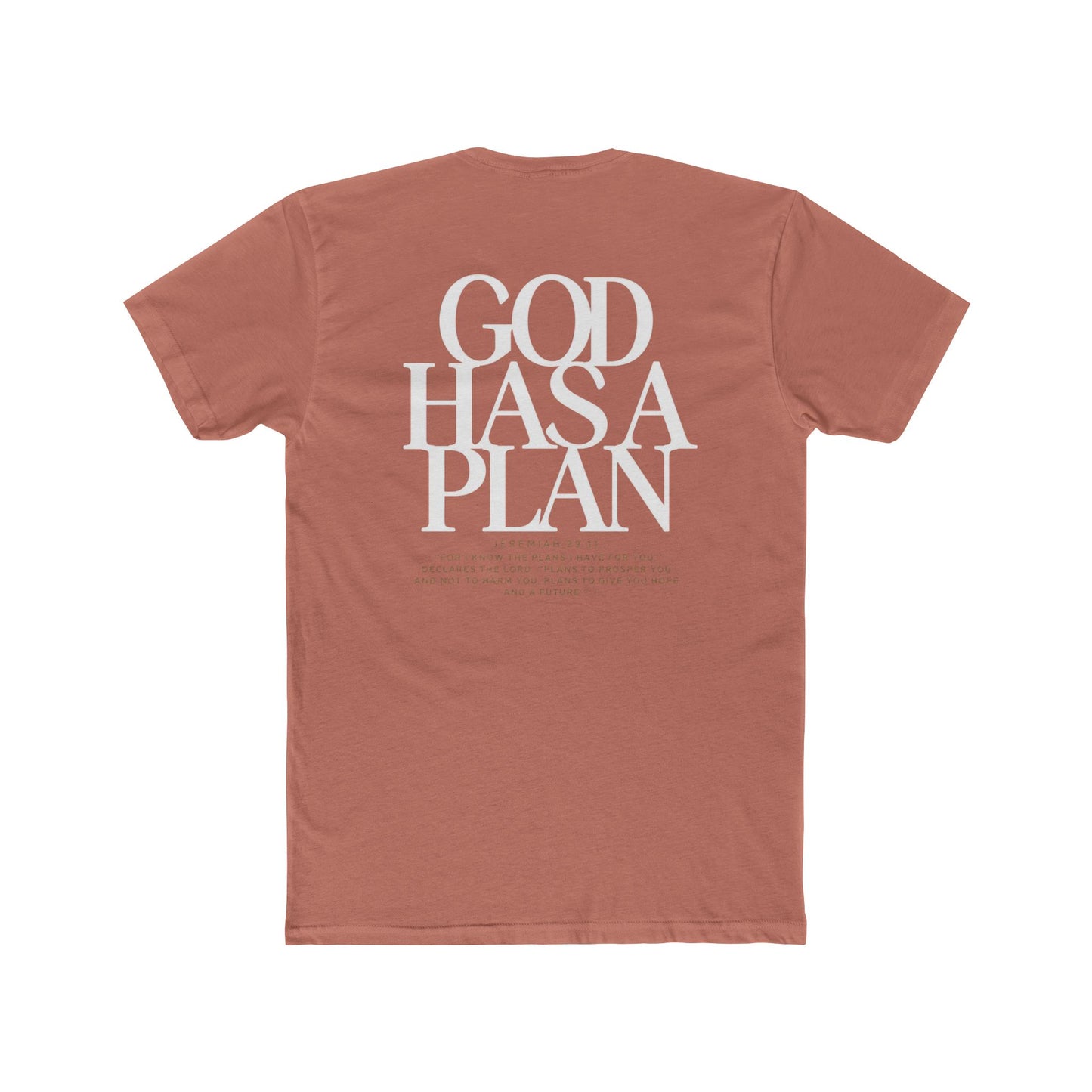 God Has a Plan Tee — Inspirational Faith Graphic Shirt