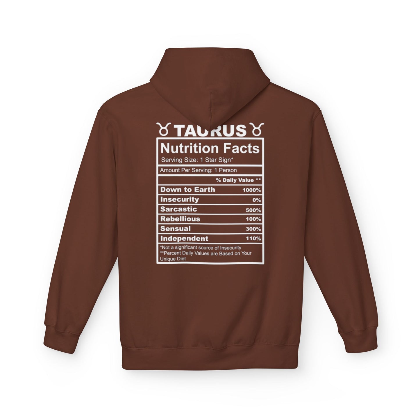 Taurus Zodiac Hoodie — Bull Emblem & Traits Graphic Sweatshirt