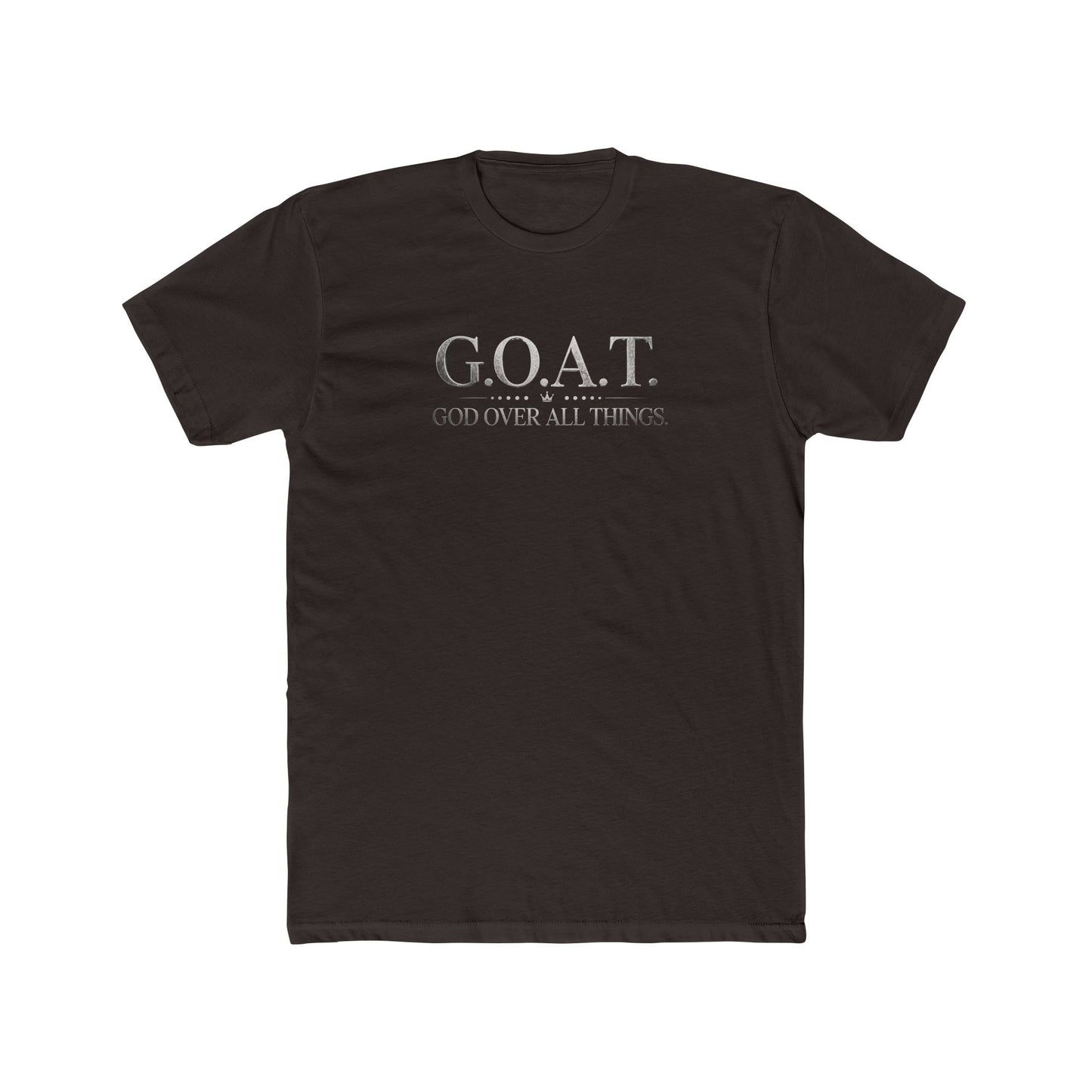 G.O.A.T. Tee — "God Over All Things" Christian Graphic T-Shirt