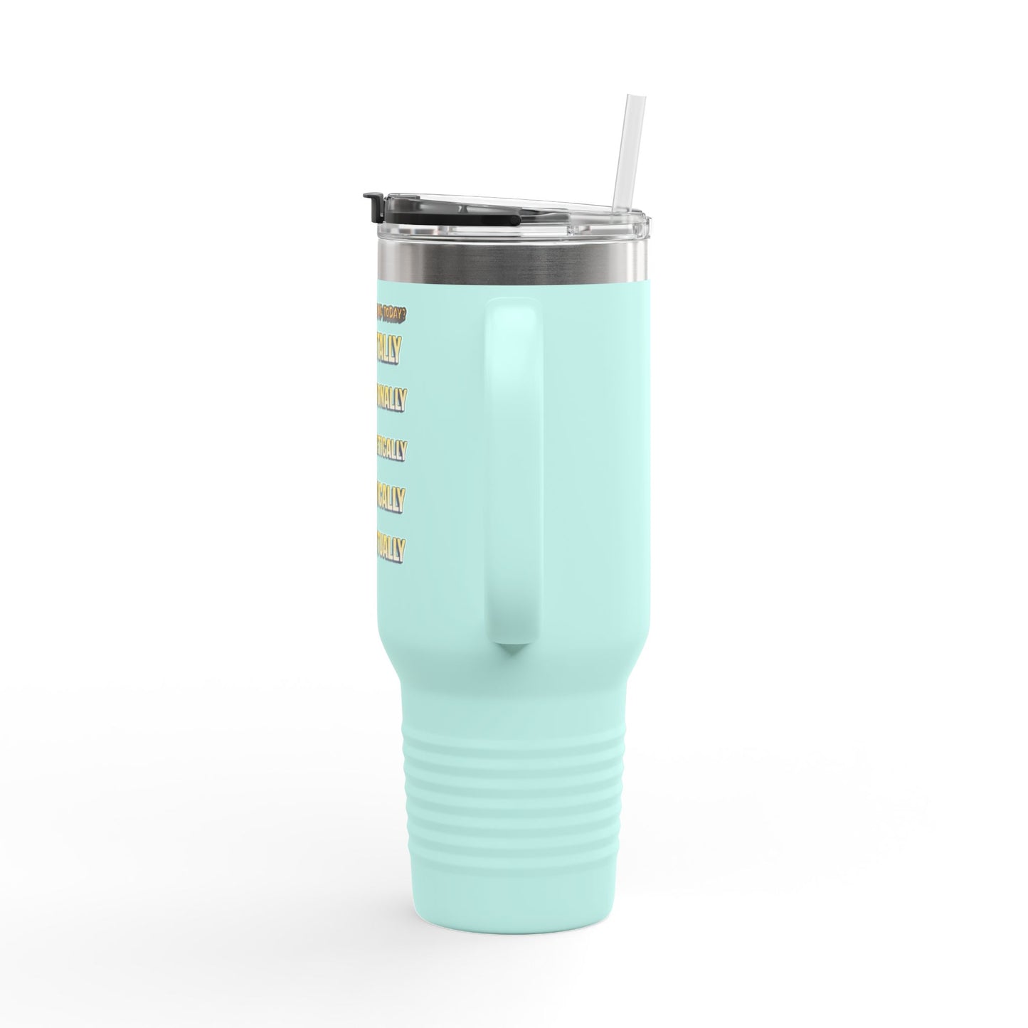 M.E.E.P.S. Insulated 40oz Travel Mug — Mental, Emotional, Energy, Physical, Spiritual Support