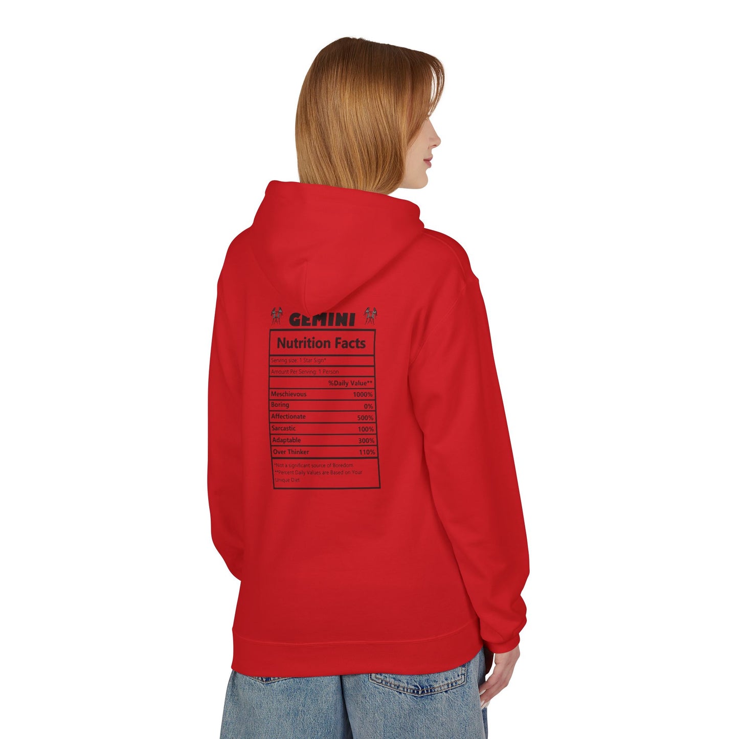 Gemini Zodiac Hoodie — Minimal Astrological Sign Sweatshirt
