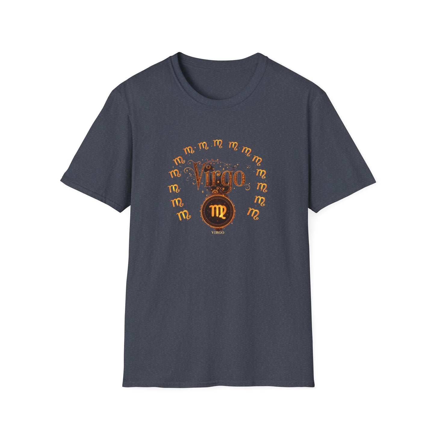 Virgo Zodiac T-Shirt — Vintage Astrology Tee with Virgo Traits (Constellation Back)