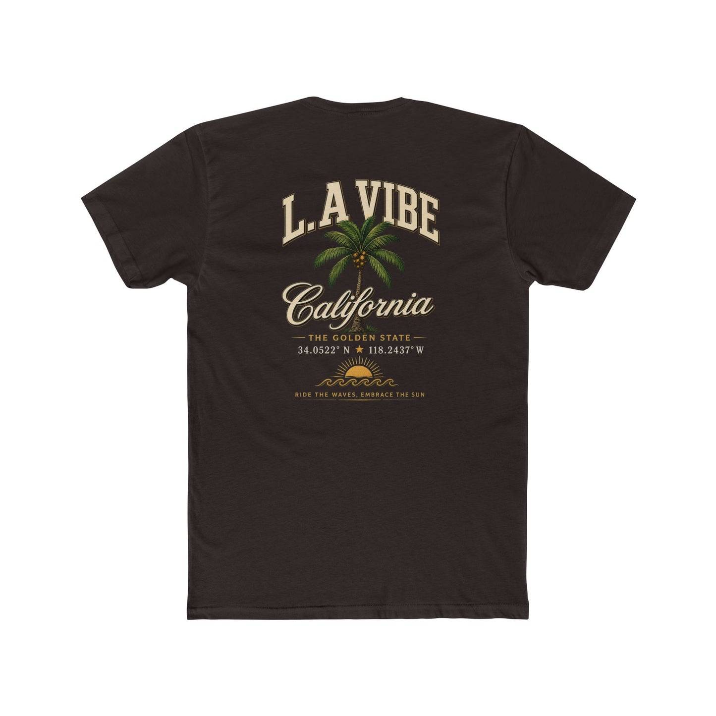 L.A. Vibe California Palm Tee — Vintage Sunset Palm T-Shirt