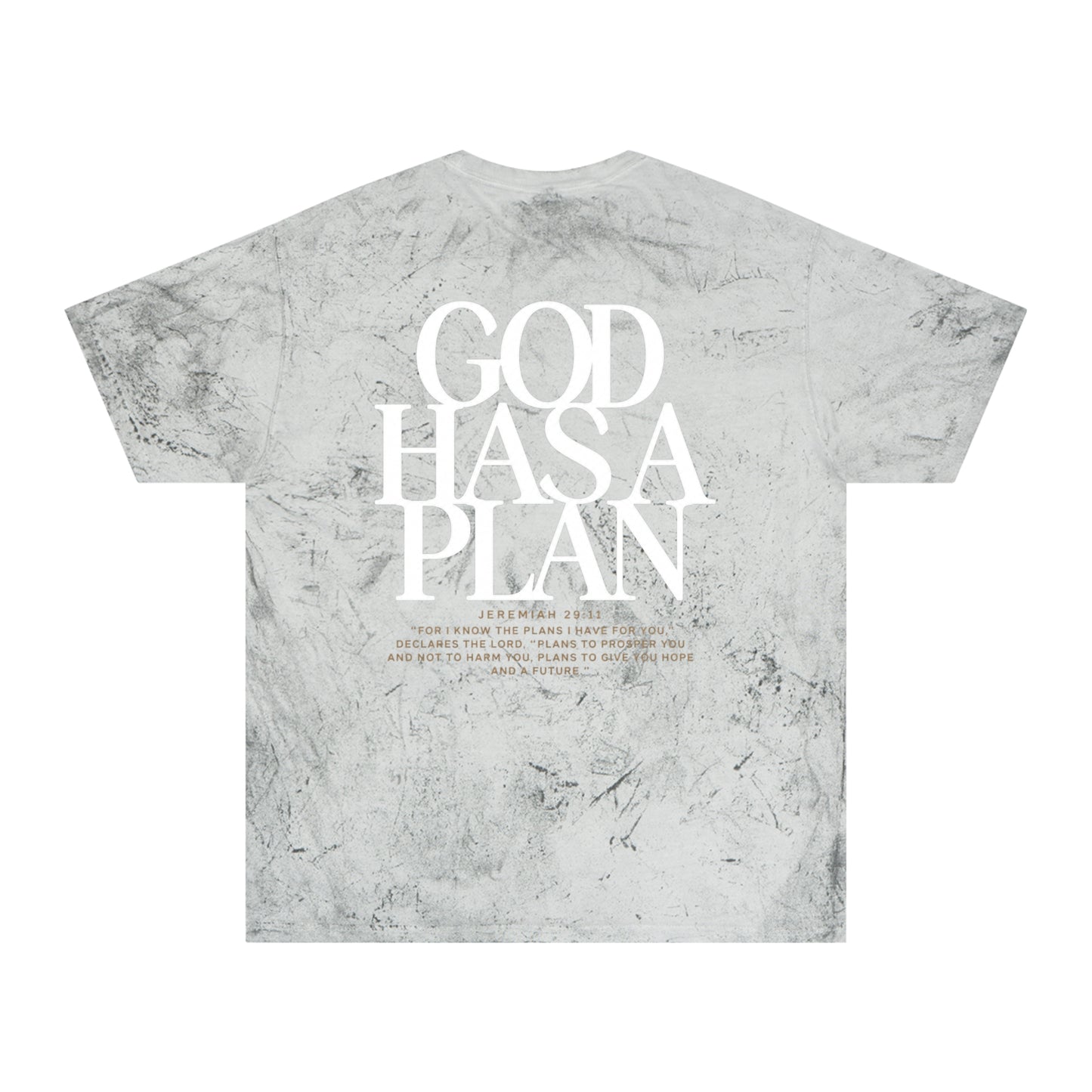 God Has a Plan Tie-Dye T-Shirt