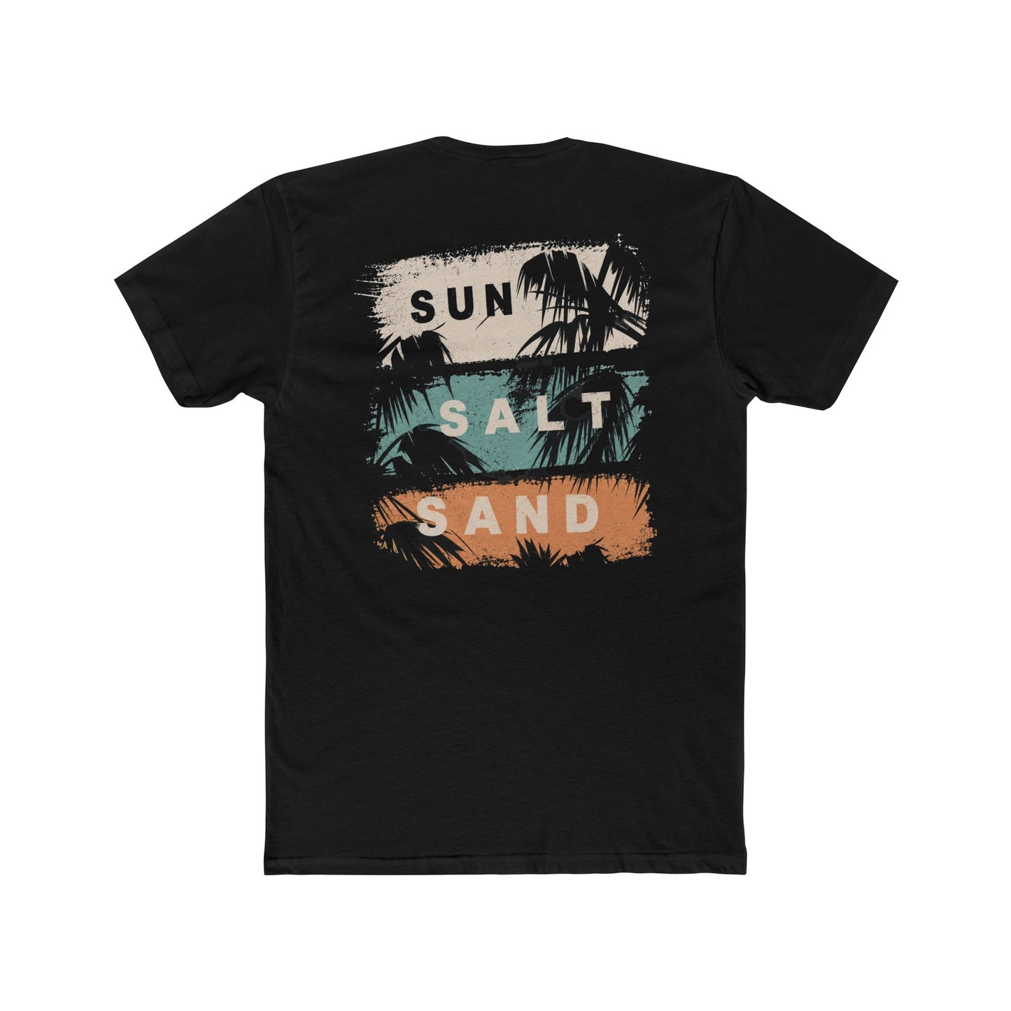 Sun Salt Sand Graphic Tee — Tropical Palm Beach Vacation T-Shirt