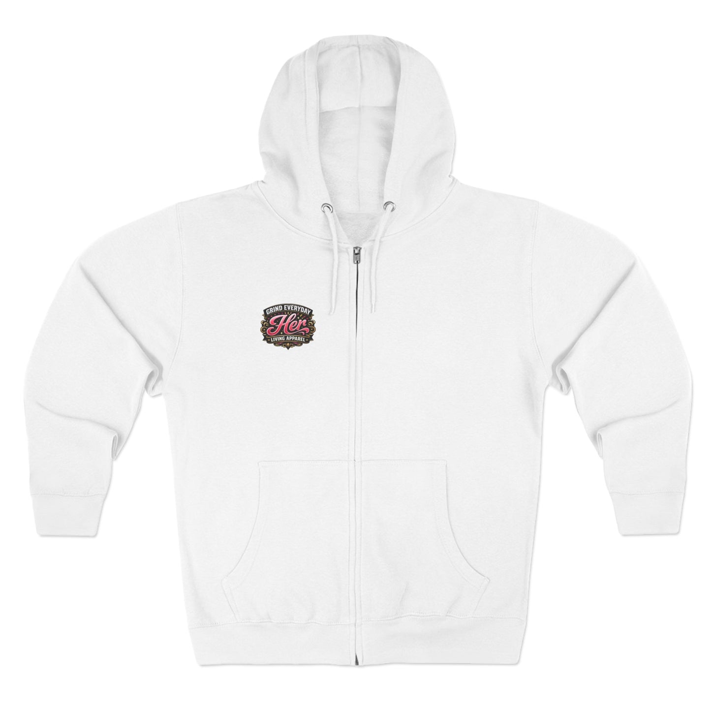 F*ck Cancer Zip Hoodie — Bold Breast Cancer Awareness Support Hoodie