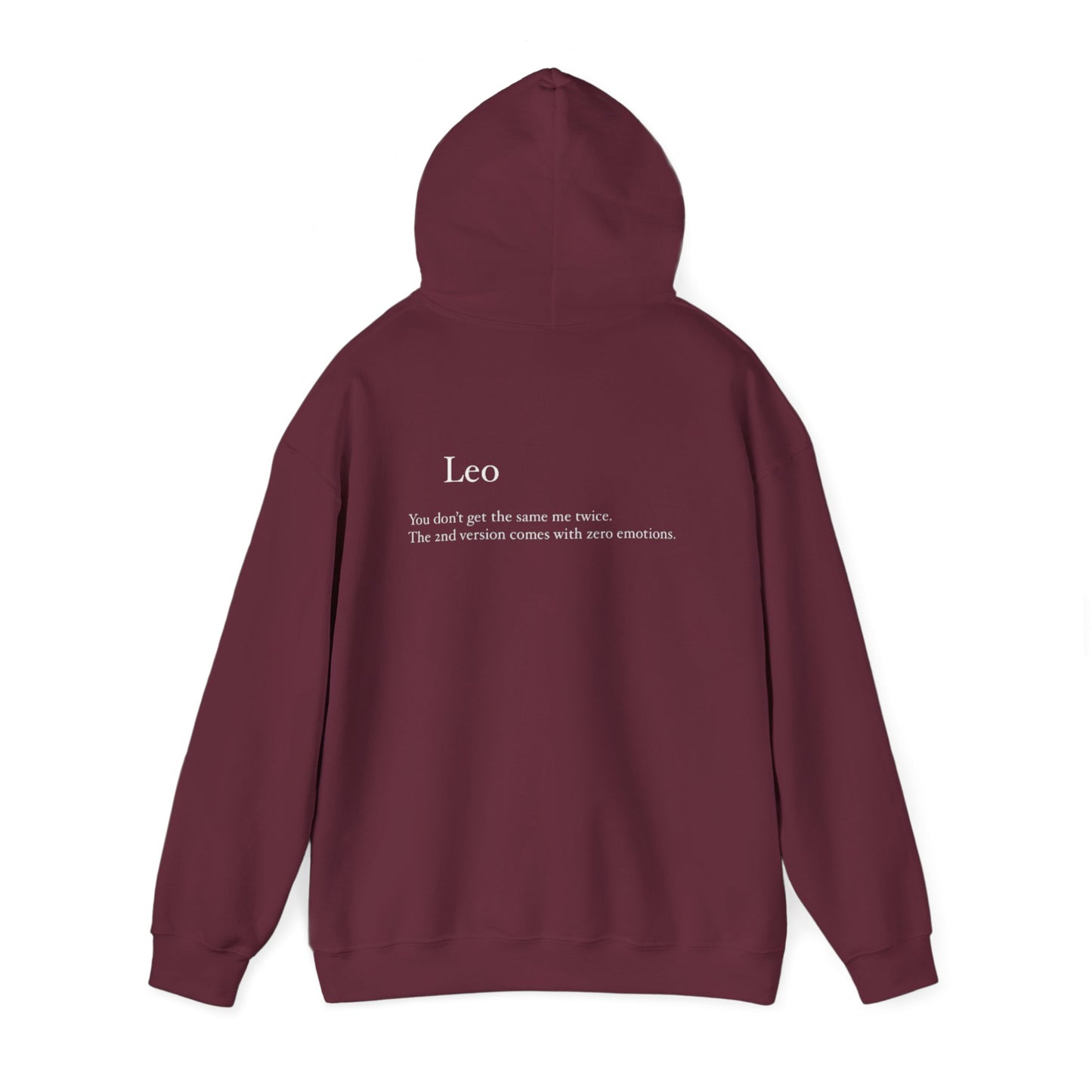 Leo Zodiac Hoodie — Colorful Leo Constellation Design, Back Text Definition