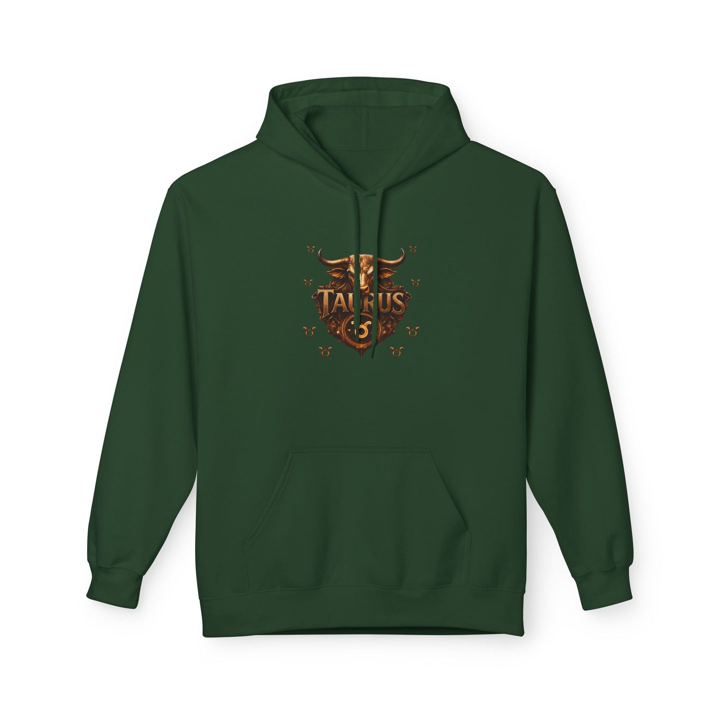 Taurus Zodiac Hoodie — Bull Emblem & Traits Graphic Sweatshirt